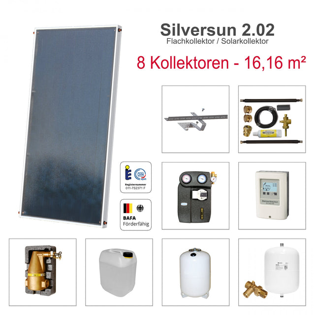 Image for Solarbayer Silversun Solarpaket 8 Gesamtfläche Brutto: 16,16 m2