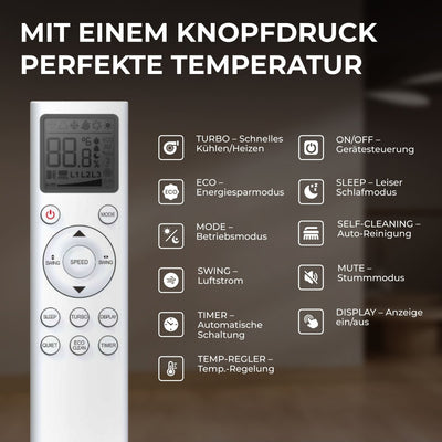 Image for Kältebringer® R290 Split Klimaanlage Quick Connect 18.000 BTU (5,4 kW) Komplettset