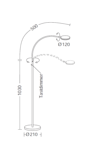 Image for Holtkötter FLEX S Stehleuchte