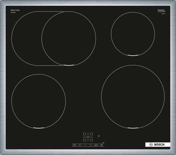 Image for Bosch PIF645BB5E Ed Kochfeld Induktion   60cm autark Ed-Rahmen Ausschnitt 56x49cm