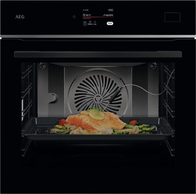 Image for AEG TB8SB721AB sw EB-Dampfbackofen       A++ MealAssist Serie 8000 SteamPro WIFI