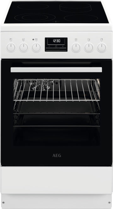 Image for AEG CCB 54493BW ws Standherd             A 50cm 57L 8 Heizarten Grillfunktion
