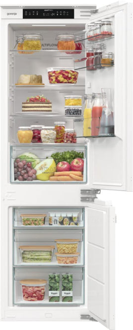 Image for Gorenje NRKI 517 E42 EB-Kühlkombi  (I)   E 176/76L 178cm Festtür NoFost Dual