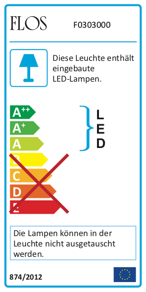 Image for Flos Arco LED F0303000