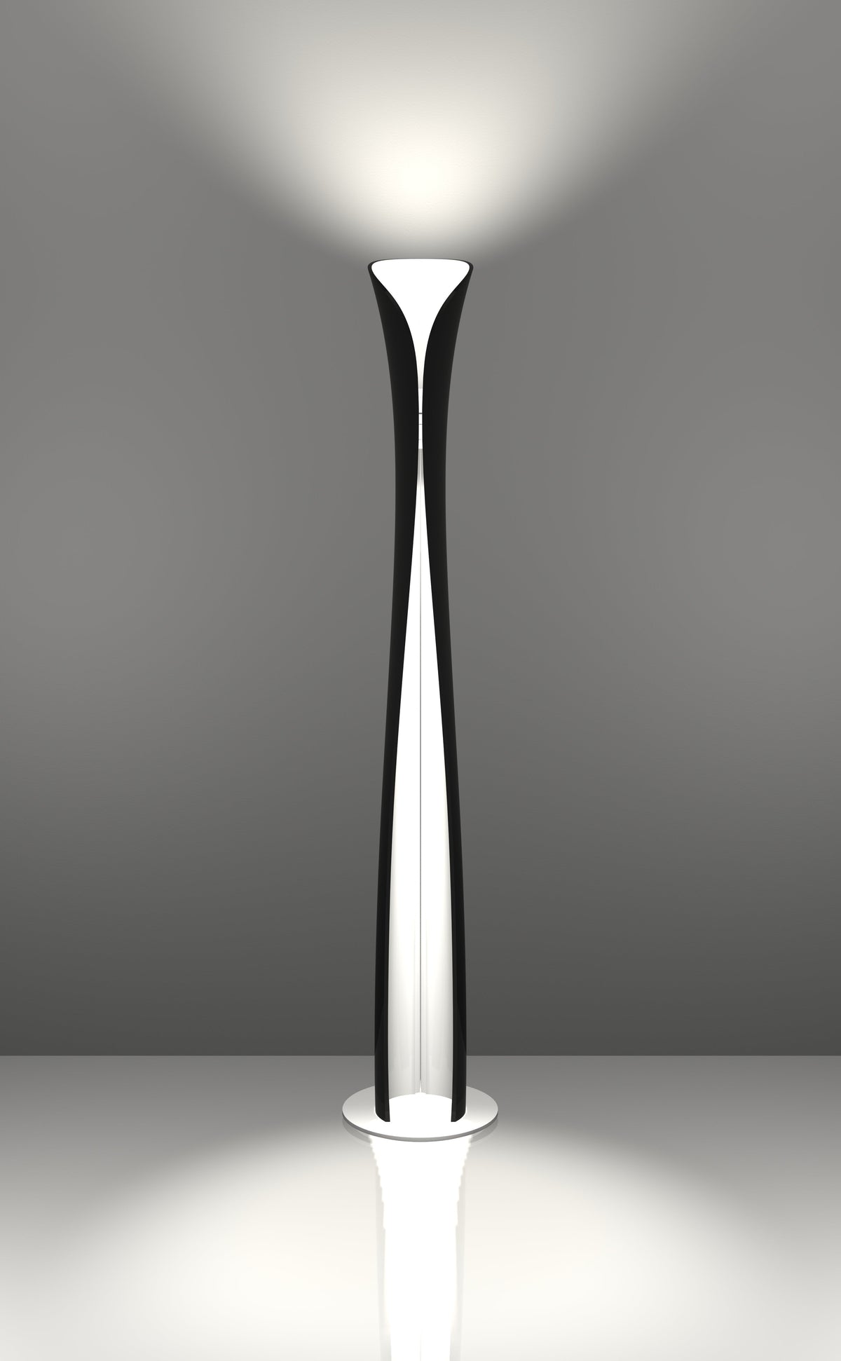 Image for Artemide Cadmo LED Stehleuchte Schwarz/Weiß 2700K