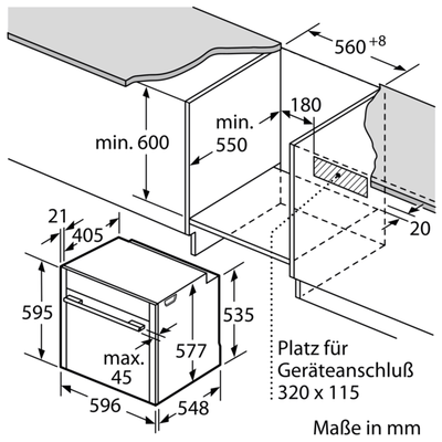 Image for Neff Einbau-Dampfbackofen B45FS26N0K
