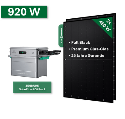 Image for Balkonkraftwerk Gold+ 920W/800W mit Zendure SolarFlow 800 Pro 2