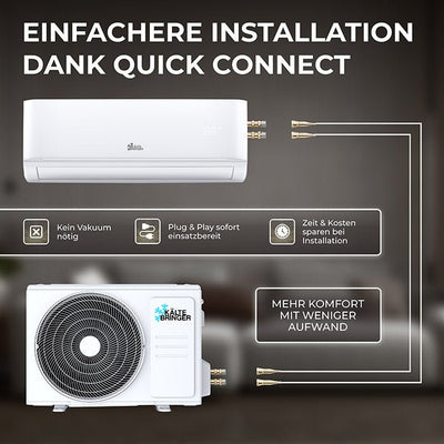 Image for Kältebringer® Split Klimaanlage Quick Connect 12.000 BTU (3,5kW) Komplettset