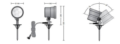 Image for Bega Aussen - Kompaktscheinwerfer 85023K3