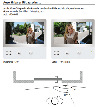 Image for INDEXA Video-Türsprechanlagen-Set VT200 Unterputz für Einfamilienhaus 28385 mit WLAN