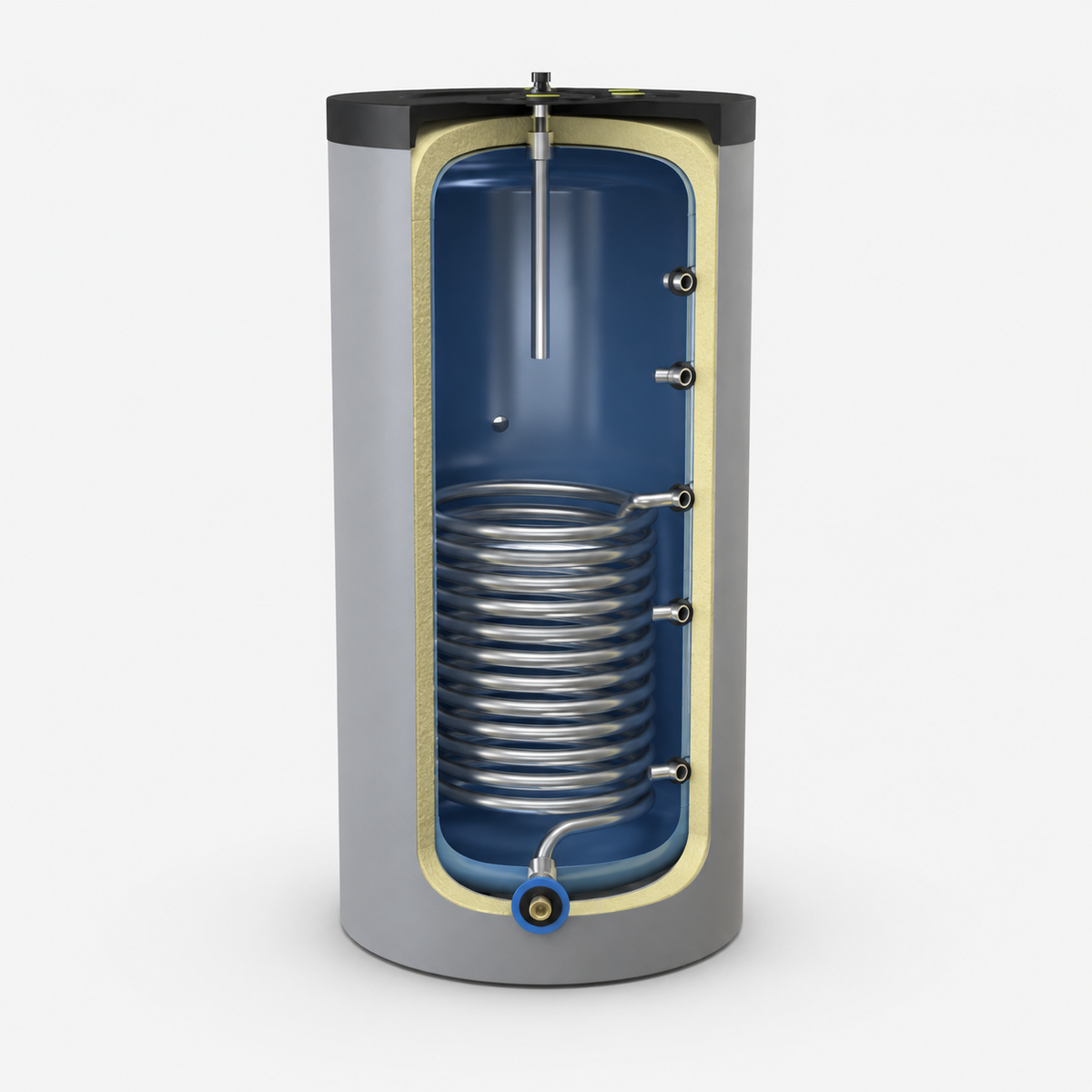 Image for Defro DBO 400 Wärmespeicher mit 4,5 m² Wärmetauscher – 400 Liter