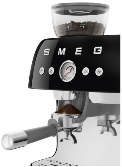 Image for SMEG Siebträger-Espressomaschine Retro EGF03BLEU schwarz
