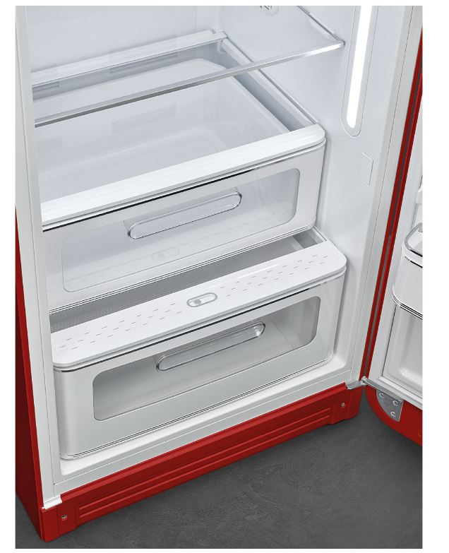 Image for SMEG 50's Retro-Stand-Kühlschrank, rot, FAB28RRD5