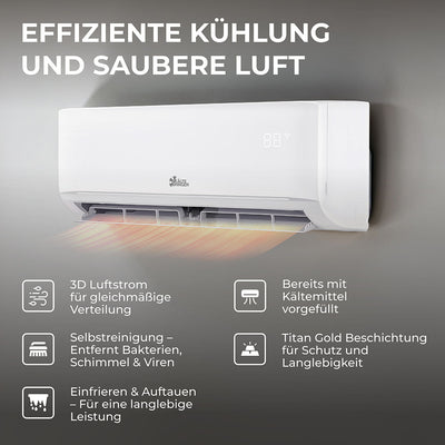 Image for Kältebringer® Multisplit Klimaanlage Trio - 27.000 BTU (7,9kW) - 3 Innengeräte
