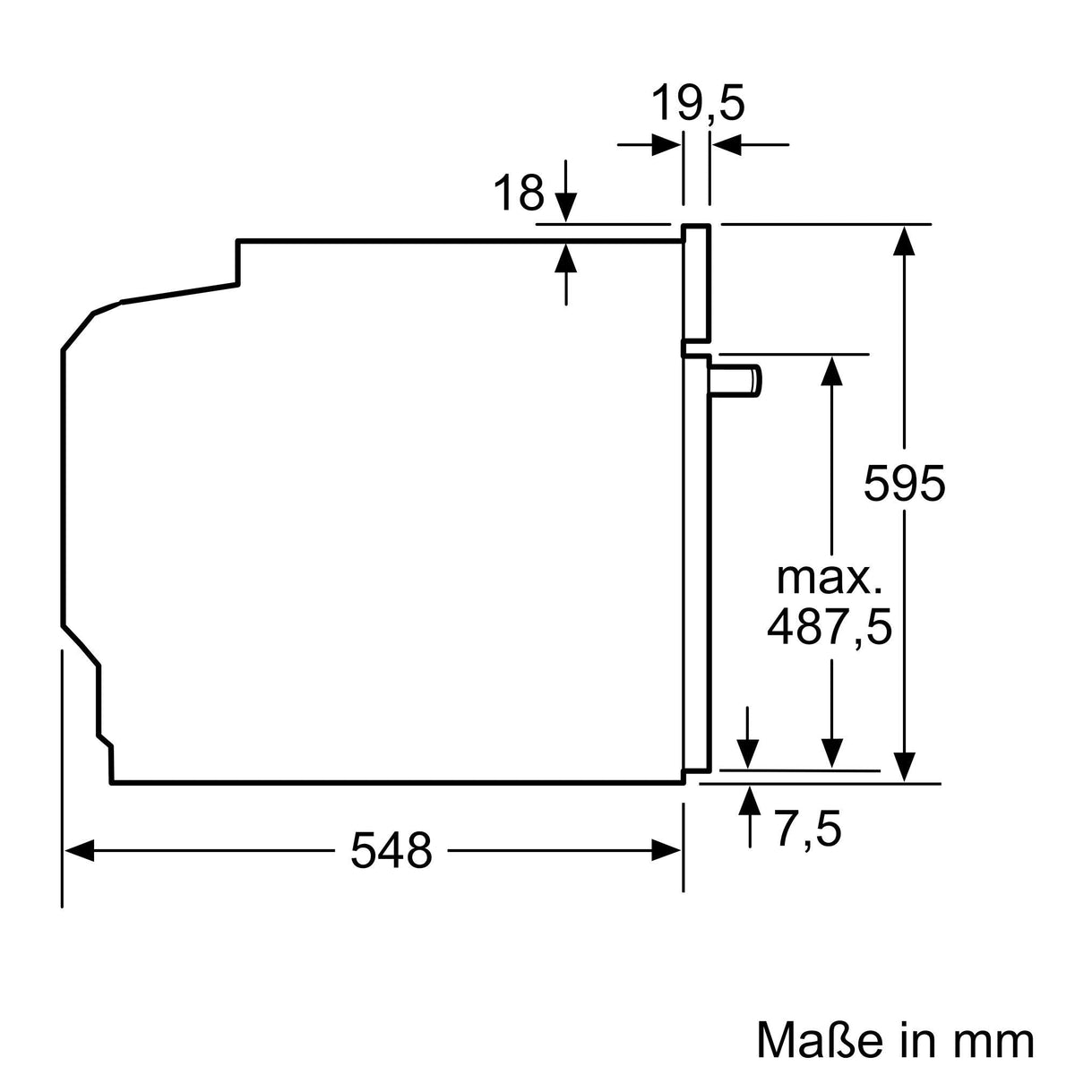 Image for Bosch Einbau-Backofen Serie 8, HBG7763B1
