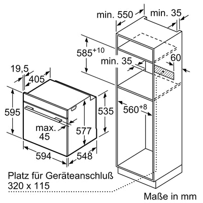 Image for Siemens Einbau-Backofen iQ700, HB776GMB1F
