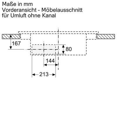 Image for Neff Induktions-Kochfeld-Set autark 80cm mit Abzug IKTPLE682F (V68TTX4L0 + Z943SE0)
