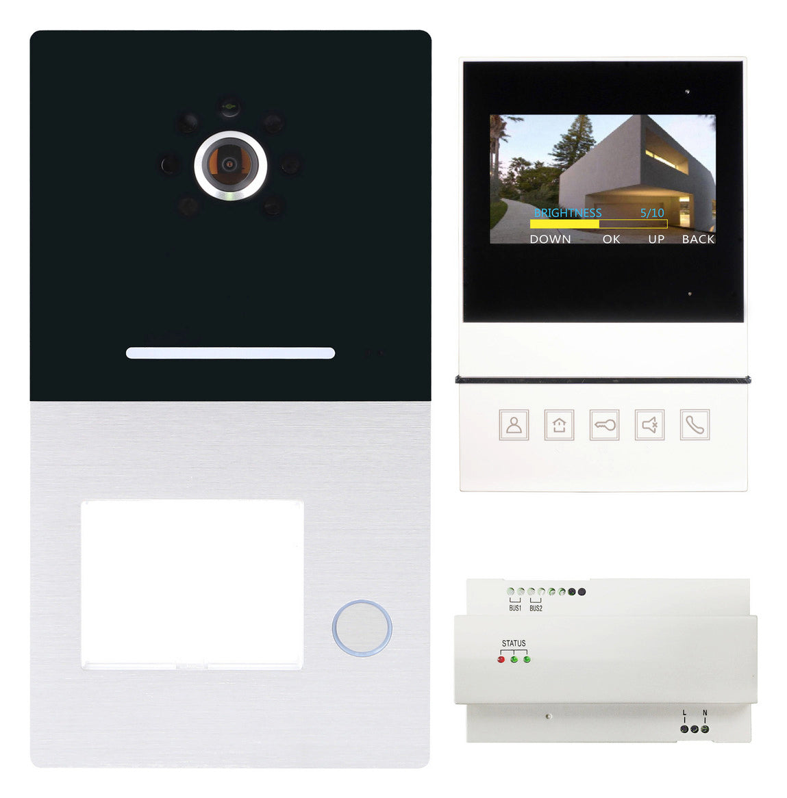 Image for Villa AP Set 1 B m.AS   Villa AP Set 1 B AP 1-Familien m.Monitor Basic