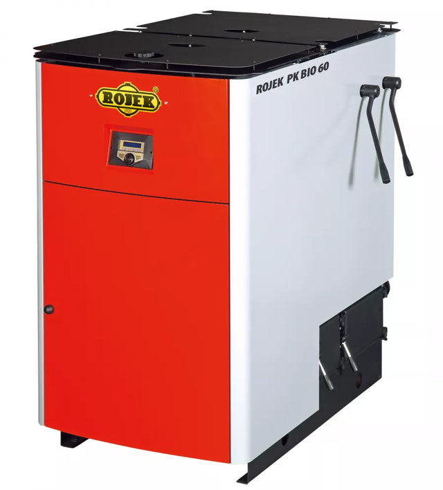 Image for Holzvergaserkessel ROJEK PK BIO 60 – 55 kW für Scheitholz
