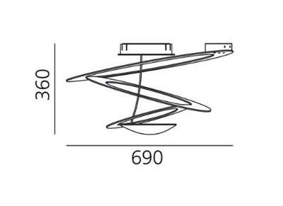 Image for Artemide Pierce Mini Deckenleuchte LED Dimmbar 2700K Weiß