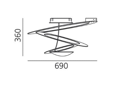 Image for Artemide Pierce Mini Deckenleuchte LED Dimmbar 2700K Weiß