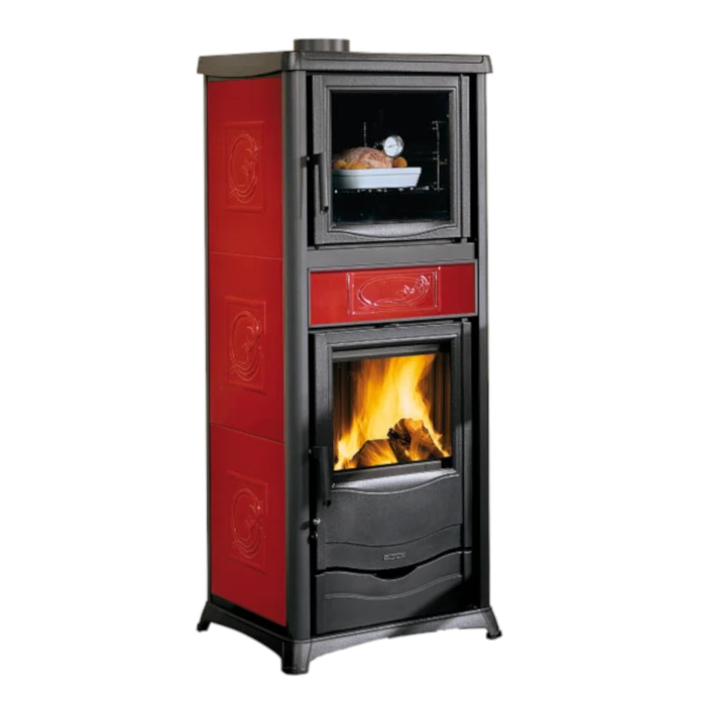 Image for La Nordica Küchenofen | Rossella Plus Forno 165 Ceramica | Bordeaux | 9,4 kW