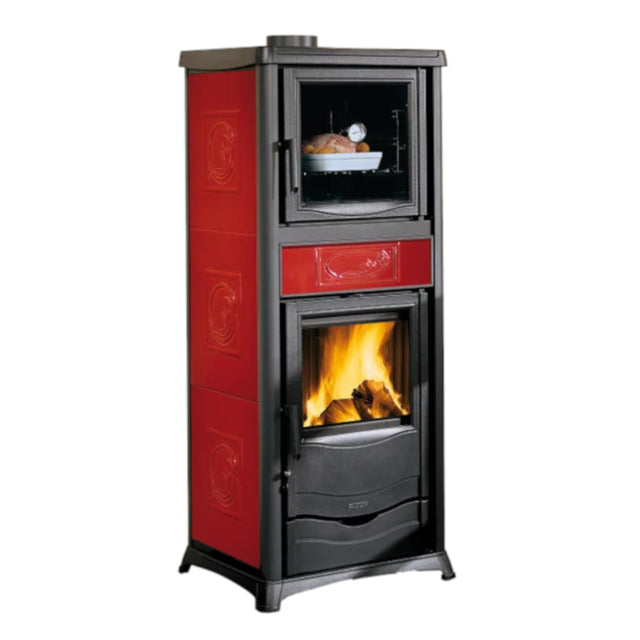 Image for La Nordica Küchenofen | Rossella Plus Forno 165 Ceramica | Bordeaux | 9,4 kW