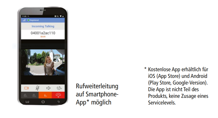 Image for INDEXA Video-Türsprechanlagen-Set VT200 Aufputz für Zweifamilienhaus 28383 mit WLAN