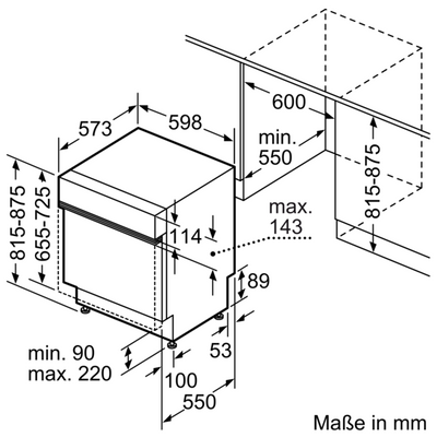 Image for Neff integrierbares Geschirrspüler-Set GILEB00P  (S145EVS04E + Z780BI02)