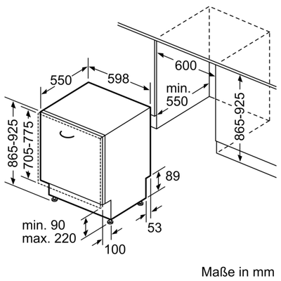 Image for Neff vollintegrierbares Geschirrspüler-Set GXLEA20 (S255EBX04D + Z780BI11)