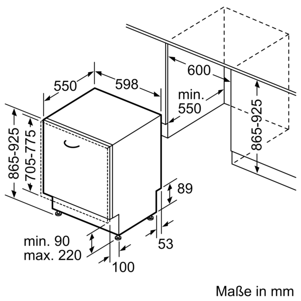 Image for Neff vollintegrierbares Geschirrspüler-Set GXLEA20 (S255EBX04D + Z780BI11)
