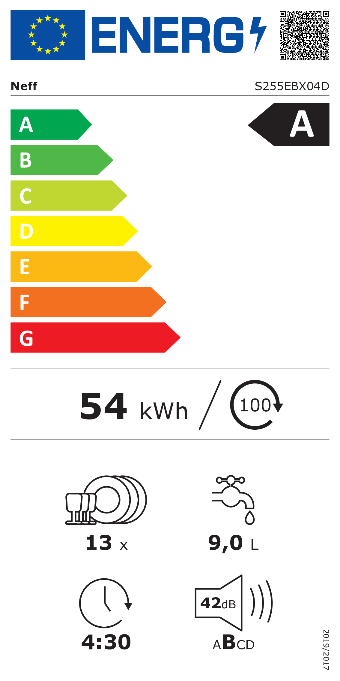 Image for Neff vollintegrierbares Geschirrspüler-Set GXLEA20 (S255EBX04D + Z780BI11)