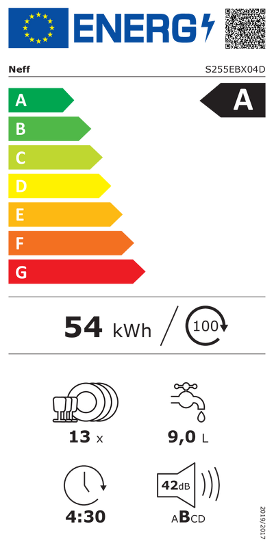 Image for Neff vollintegrierbares Geschirrspüler-Set GXLEA20 (S255EBX04D + Z780BI11)