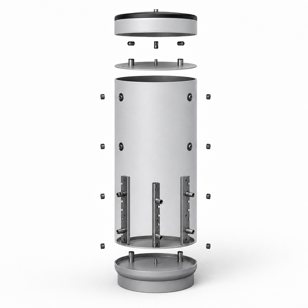 Image for Schichtspeicher Schönberg Heiztechnik SPS 2000 1976 Liter