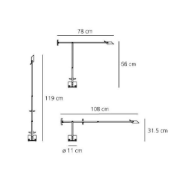 Image for Artemide Tizio Tischleuchte LED Dimmbar 3000K Schwarz