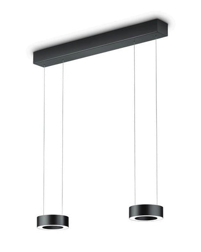 Image for Knapstein LED-Pendelleuchte  Zera 2 in schwarz matt