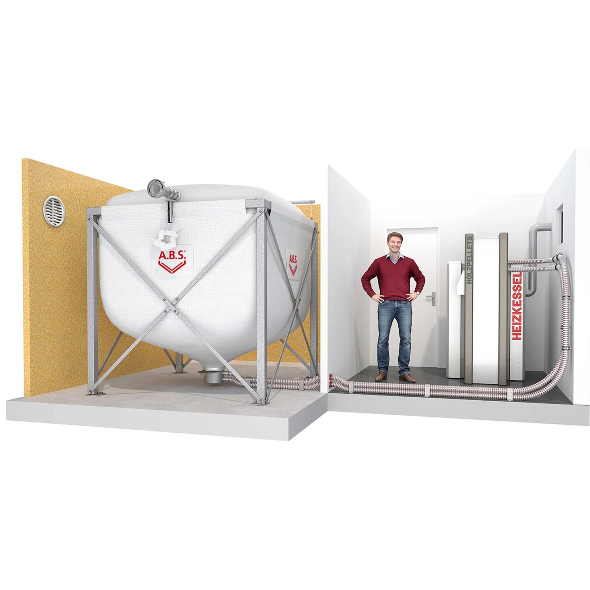 Image for A.B.S. Pelletsilo Flexilo Standard