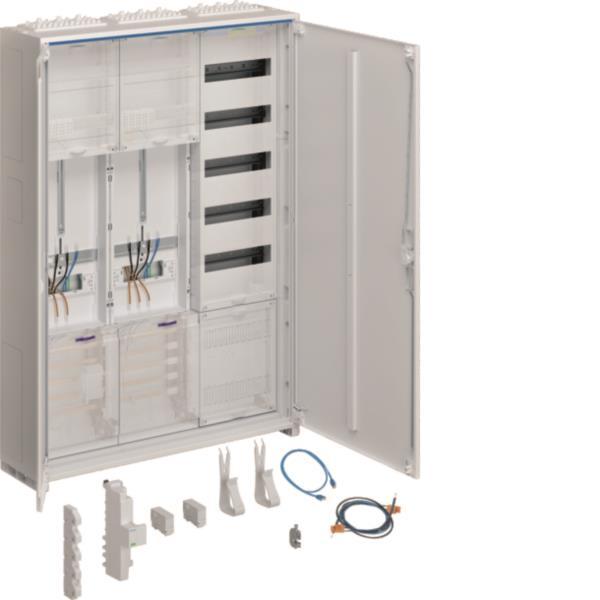Image for Hager Komplettschrank univ.Z ZB333T25W31 1100mm 2ZP 3feld 3Pkt APZ VT5rh ÜSS ESA