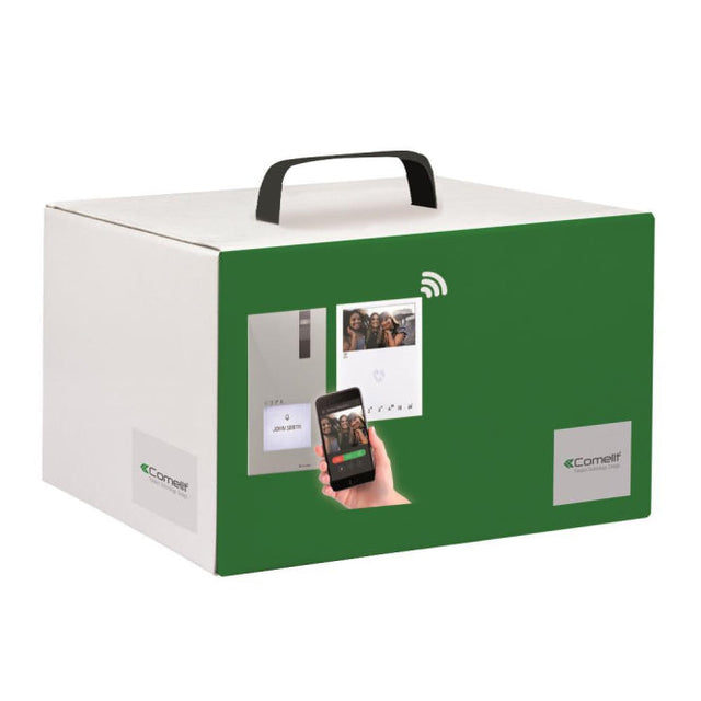 Image for Comelit 8451V Einfamilienhauskit Quadra  1 WE Monitor Mini HF WiFi System