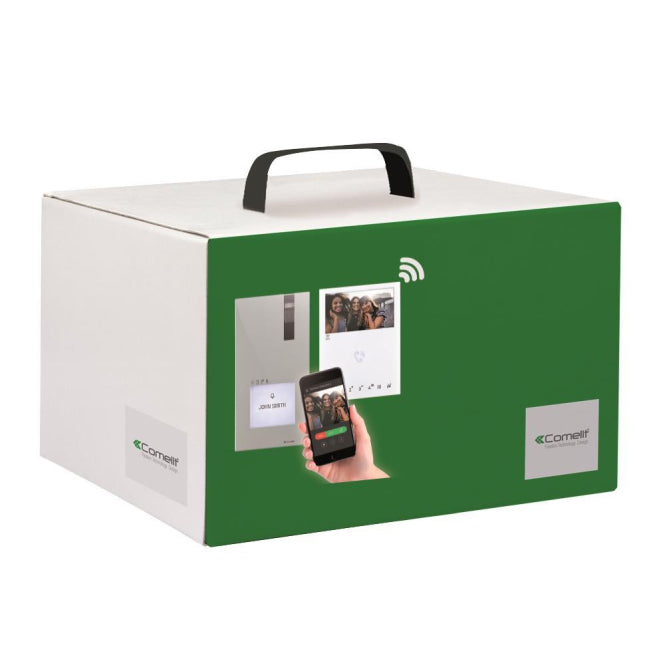 Image for Comelit 8451V Einfamilienhauskit Quadra  1 WE Monitor Mini HF WiFi System
