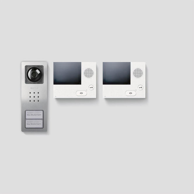 Image for Siedle Video-Set       SET CVB 850-2 E/W Siedle Basic Edelstahl gebürstet