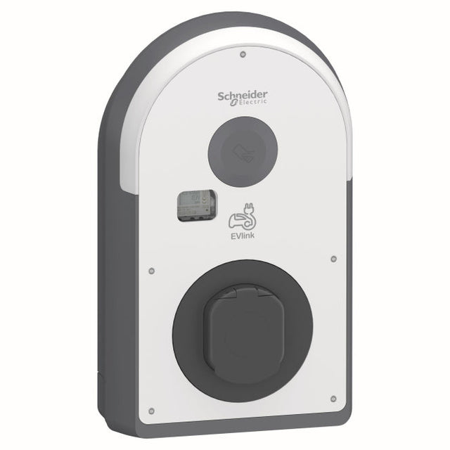 Image for Schneider Pro AC Wallbox,    EVB3I22N40M 22kW, T2S Steckdose, 6mA, IP55, IK10