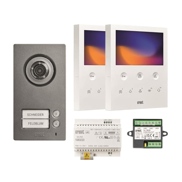 Image for Grothe Set Zweifamilienhaus SET 1784/782 2VOICE Comfort 74714
