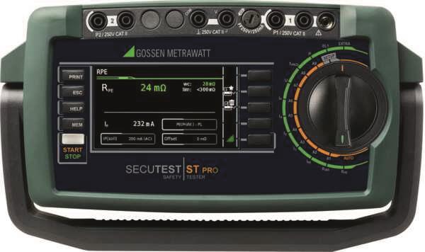 Image for Gossen Gerätetester      SECUTEST ST PRO Prüfgerät VDE 0701-0702            M707B