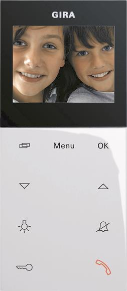 Image for GIRA 123903 Wohnungsstation Video AP     Plus System 55 Reinweiß glänzend