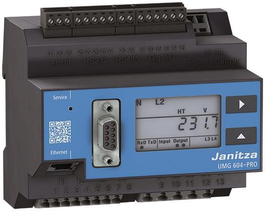 Image for Janitza          UMG 604 E-PRO 230V (UL) Hochleistungs-Netzanalysator 5216202