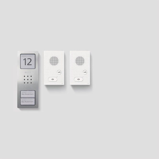 Image for Siedle Audio-Set       SET CAB 850-2 E/W Siedle Basic Edelstahl gebürstet