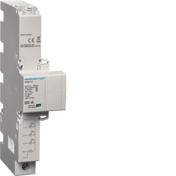 Image for Hager Kombiableiter T1+T2+T3 4P  SPA811Z Iimp 12,5kA TT+TNS 315A