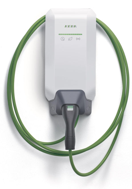 Image for Keba Wallbox P40 11kW-3phasig 6m Kabel   Weiß BLE-Wifi , RFID              131112