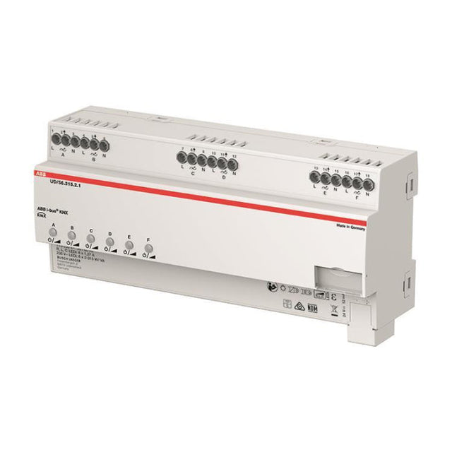 Image for ABB LED-Dimmer 6x315 W/VA  UD/S6.315.2.1 KNX REG-Universal-Dimmaktoren